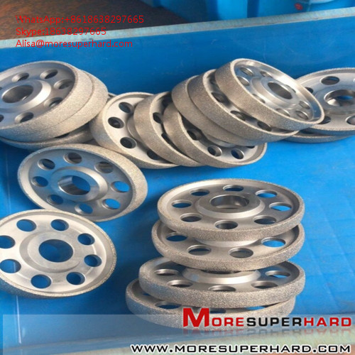 Vacuum welded diamond grinding wheel  for all kinds of stone product    Alisa@moresuperhard.com