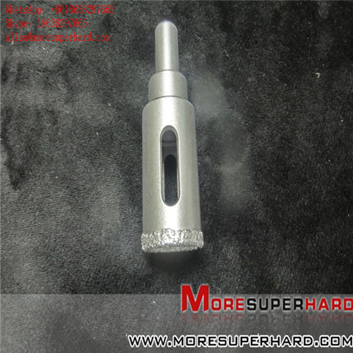 Vacuum brazed diamond drill，blind hole drill, anchor drill Alisa@moresuperhard.com