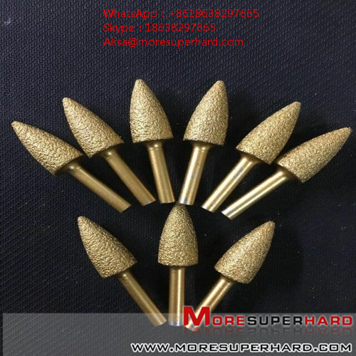 Vacuum brazing diamond carving knife is used to process various stones Alisa@moresuperhard.com