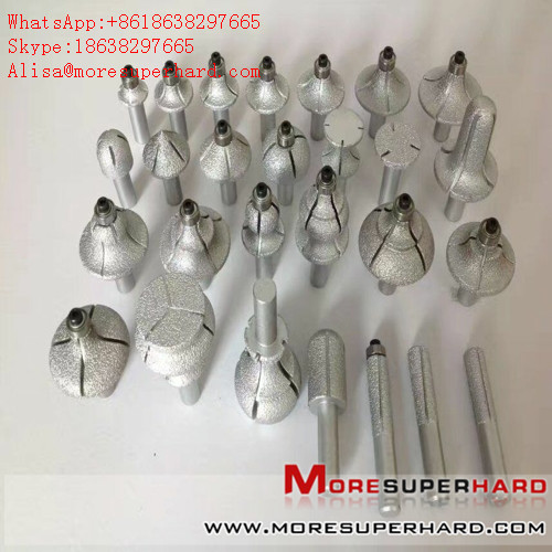 Vacuum brazing diamond milling cutter machining various stones