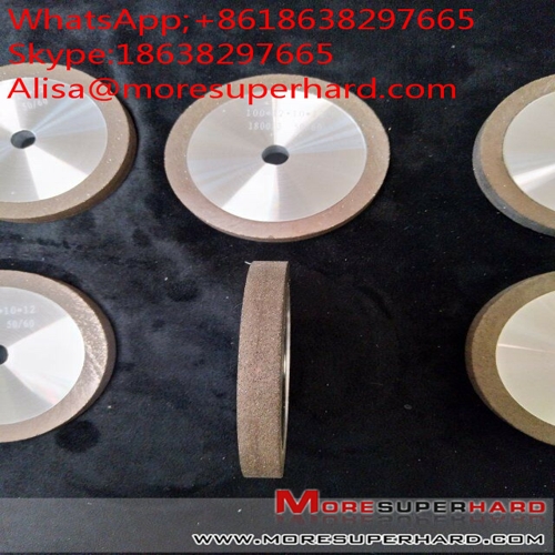 1A1 Resin bonded diamond parallel cutter grinding wheel   Alisa@moresuperhard.com