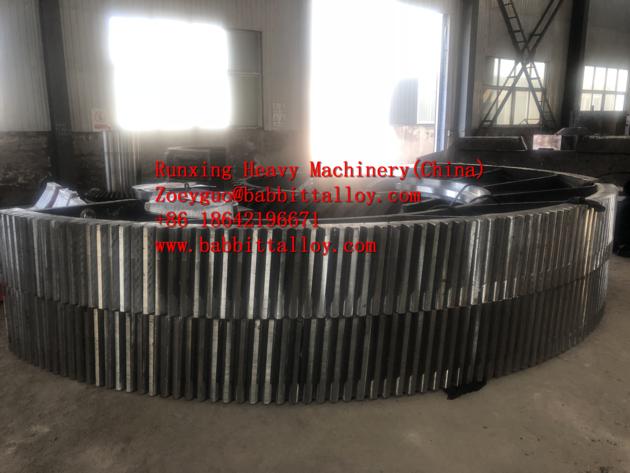 Ring Gear-used in ball mills, Crane, Rotary Kiln-drawing customized- OEM services China factory