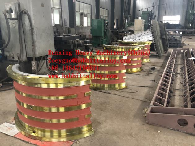 Babbitt metal bearing-OEM directly China- used in Rotary kiln, ball mills and coal mills