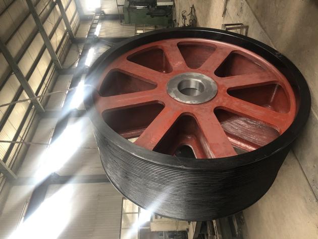 jaw crusher pulley customized OEM china factory