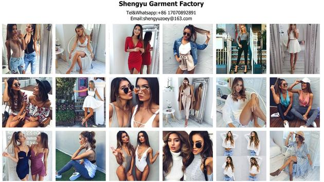 China clothing sequin fashion ladies apparel garment