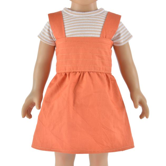 2019 wholesale trendy cotton 18 inch dress up games doll clothes