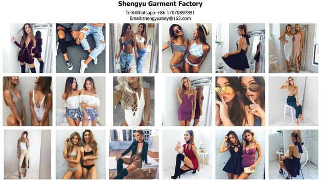 China Clothing Sequin Fashion Ladies Apparel