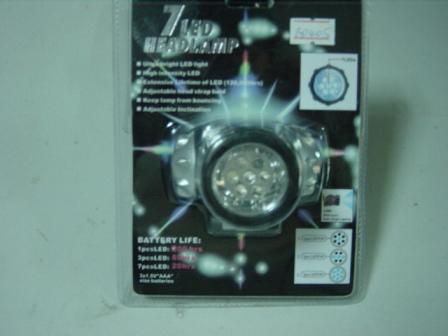 3section 7LEDs head light