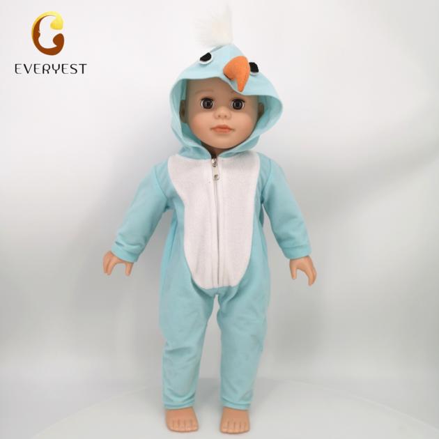 Best Selling Soft Touch Custom Made One-piece Baby Doll Clothes