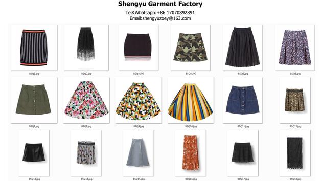 China clothing garment dress t shirt trouser manufacturer supplier OME wholesale