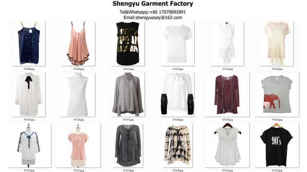 China Clothing Garment Dress T Shirt