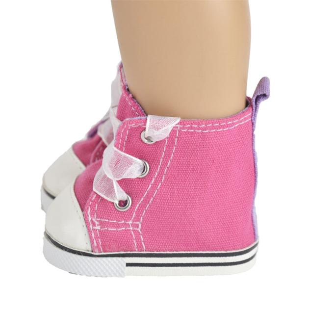 Custom Design Mini Canvas Doll Shoes