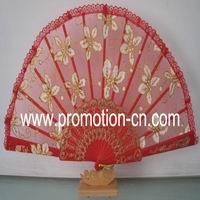 Lace plastic fans