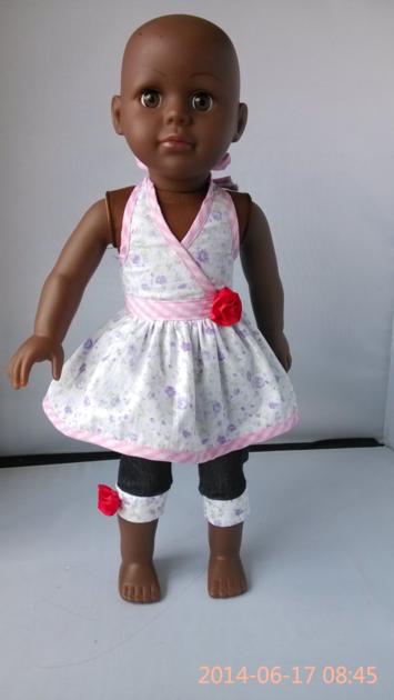 Everyest Hot Sale doll dress 18 inch Doll clothes fit American girl doll
