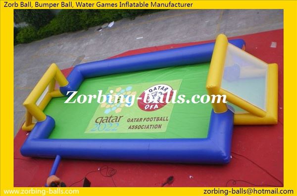 Inflatable Football Pitch, Inflatable Soccer Field, Inflatable Soccer Game, Water Football Game