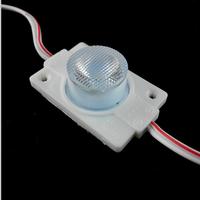 High power led light box modules with optical lens