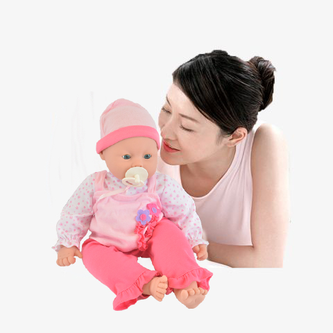 Realistic Cute Vinyl Born Doll Baby Dolls For Kids 18 Inch Reborn Baby Doll