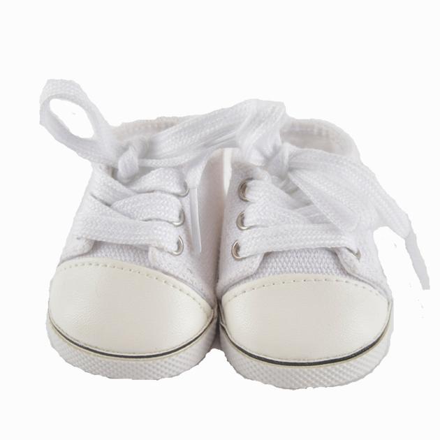 handmade canvas foam sole sport shoes for dolls 7cm girl doll shoes