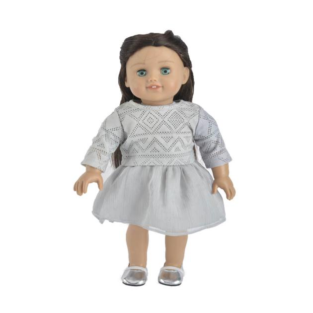 matching dresses for 18 young girl doll cloth
