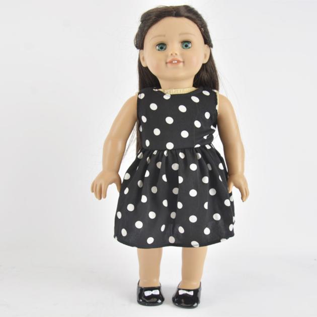 wholesale mini black doll dress 15 inch baby girl doll clothes