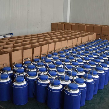 Liquid Nitrogen Dewar Tank With High