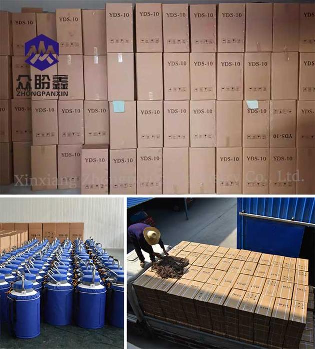 6l Cryogenic Refrigerated Liquid Nitrogen Containers