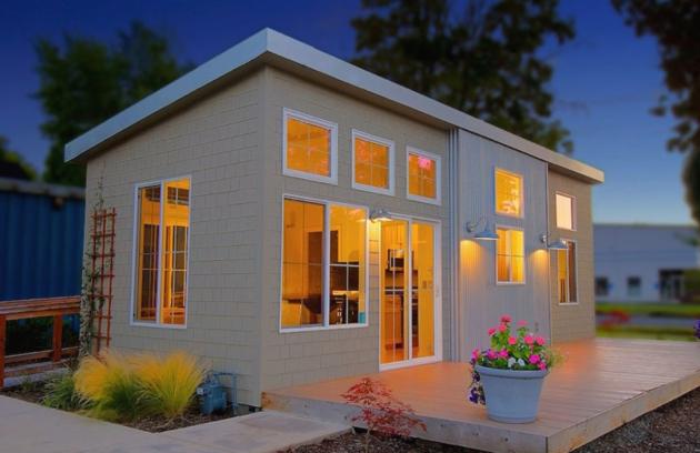 Prefab House Container House Wooden Plastic