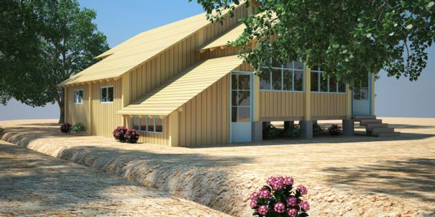 Prefab House Container House Wooden Plastic