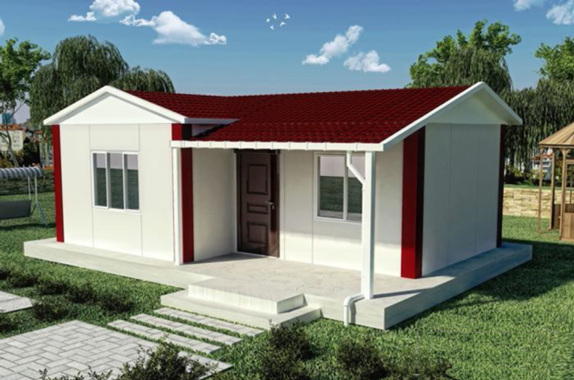 Prefab House Container House Wooden Plastic