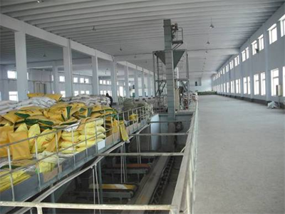 Belt Scale Batching Fertilizer Blending Line