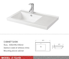 Cabinet basin