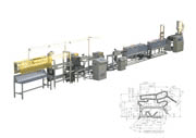 refrigerator door gasket extrusion line