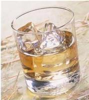 crystal borosilicate double wall glass cup
