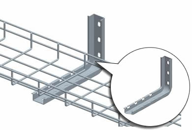 Wire mesh cable tray