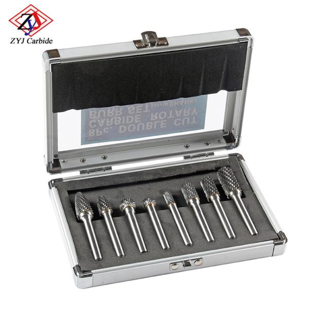 Industrial Carbide Rotary Burr Set Die Grinder Bits for Metal