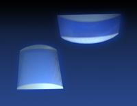 Biconvex cylindrical lens
