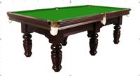 Solid wood pool table