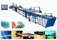 XPS foamed board extrusion line.